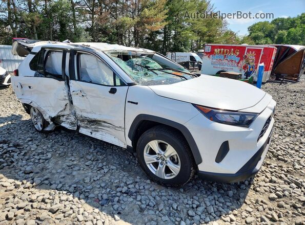 2T3MWRFV3LW058871 2020 TOYOTA RAV4 Белый Передняя правая четверть