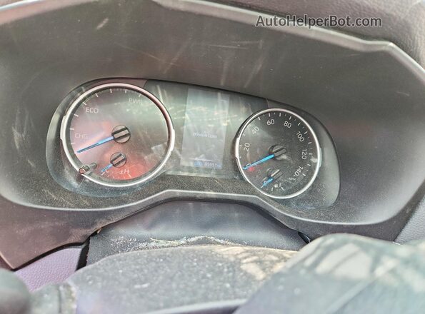 2T3MWRFV3LW058871 2020 TOYOTA RAV4 Белый Вид щитка приборов