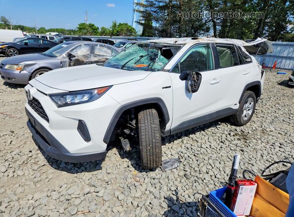 2T3MWRFV3LW058871 2020 TOYOTA RAV4 Белый Передняя левая четверть