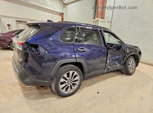2T3N1RFV0KW077119 2019 TOYOTA RAV4 Синий Задняя правая четверть