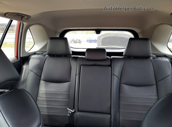 2T3N1RFV4LC136367 2020 TOYOTA RAV4 Red Rear seats view