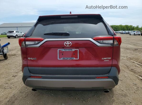 2T3N1RFV4LC136367 2020 TOYOTA RAV4 Red Rear view