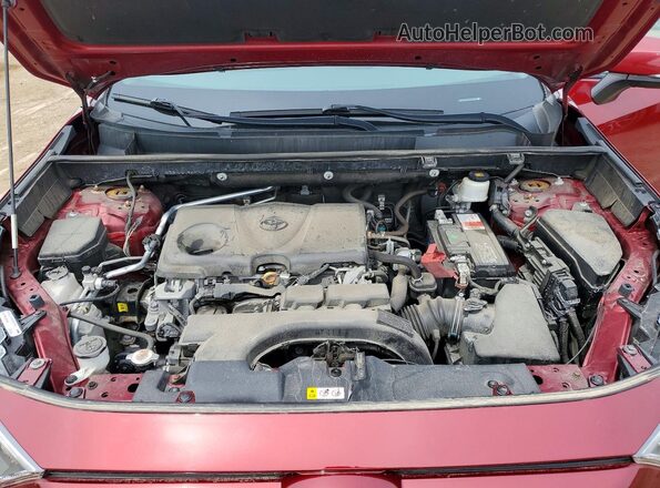 2T3N1RFV4LC136367 2020 TOYOTA RAV4 Red Engine compartment view