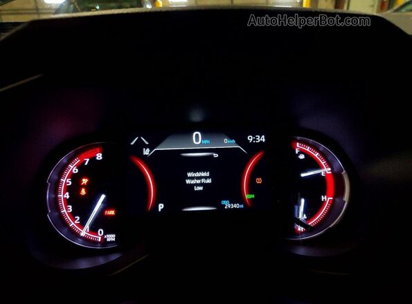 2T3N1RFV6KW066741 2019 TOYOTA RAV4 Черный Вид щитка приборов