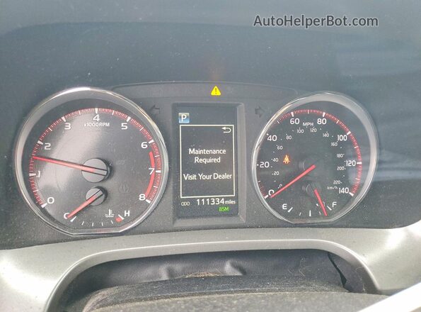 2T3NFREVXGW261669 2016 TOYOTA RAV4 Серебряный Вид щитка приборов