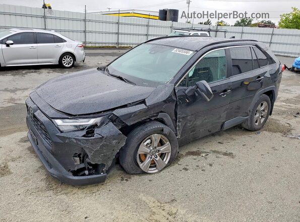 2T3P1RFV0NC305666 2022 TOYOTA RAV4 Black Передня ліва чверть