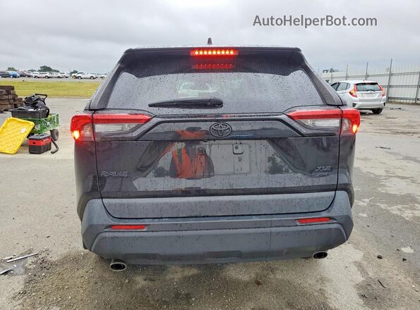 2T3P1RFV0NC305666 2022 TOYOTA RAV4 Black Вид ззаду