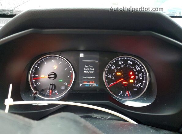 2T3P1RFV0NC305666 2022 TOYOTA RAV4 Black Вид щитка приладів