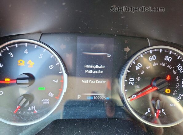 2T3P1RFV1LC091686 2020 TOYOTA RAV4 Black Widok zestawu wskaźników