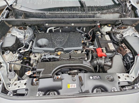 2T3P1RFV1LW106699 2020 TOYOTA RAV4 Silver Engine compartment view