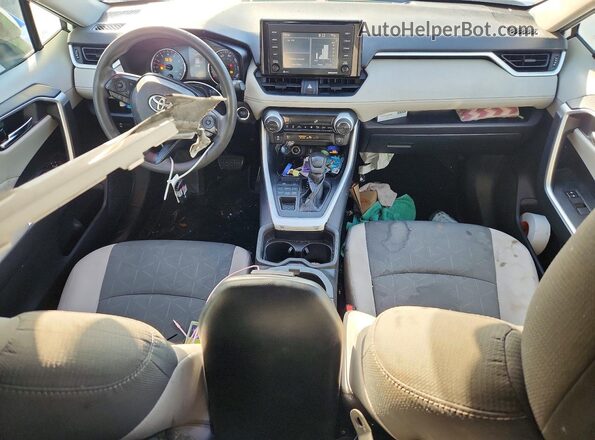 2T3P1RFV2LC081071 2020 TOYOTA RAV4 White Вид панелі приладів