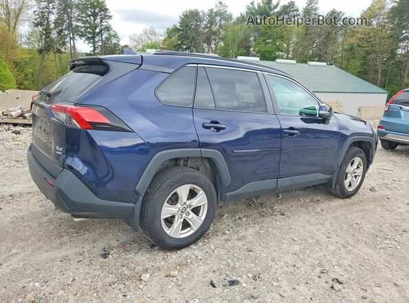 2T3P1RFV2MW213701 2021 TOYOTA RAV4 Blue Задня права чверть
