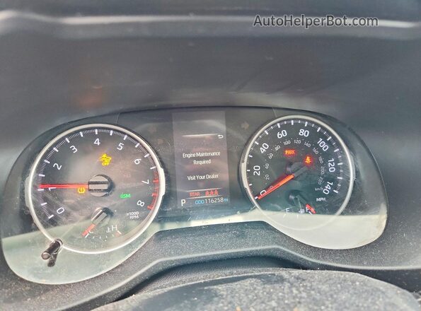 2T3P1RFV3LC079636 2020 TOYOTA RAV4 Серебряный Вид щитка приборов