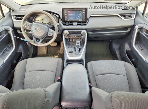 2T3P1RFV3LC079636 2020 TOYOTA RAV4 Серебряный Вид панели приборов