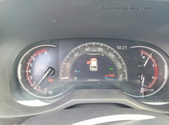 2T3P1RFV3SW570740 2025 TOYOTA RAV4 Gray Widok zestawu wskaźników