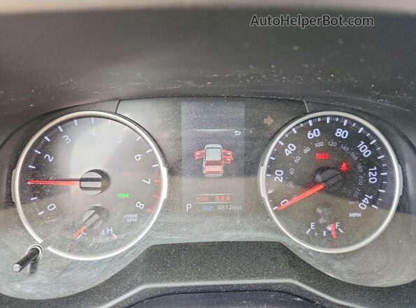 2T3P1RFV4LC083727 2020 TOYOTA LE White Instrument cluster view
