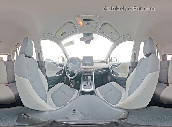 2T3P1RFV4LC083727 2020 TOYOTA LE White VIN sticker view