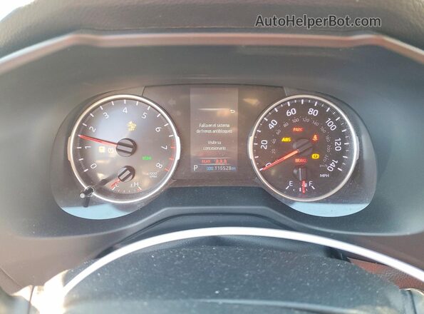 2T3P1RFV4MW169071 2021 TOYOTA RAV4 Silver Widok zestawu wskaźników
