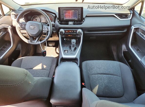 2T3P1RFV4MW200951 2021 TOYOTA RAV4 Silver Dashboard view