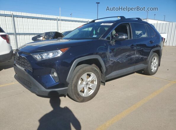 2T3P1RFV4MW216809 2021 TOYOTA RAV4 Синий Передняя левая четверть