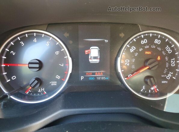 2T3P1RFV5MW143286 2021 TOYOTA RAV4 Blue Vista del cuadro de instrumentos