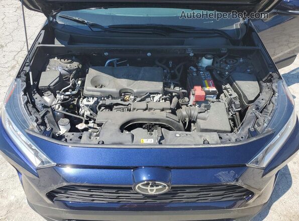 2T3P1RFV5MW143286 2021 TOYOTA RAV4 Blue Vista del compartimento del motor