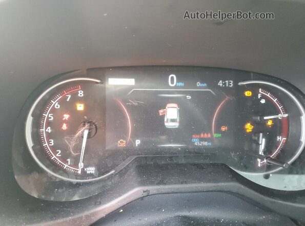 2T3P1RFV5RW436080 2024 TOYOTA RAV4 Gray Widok zestawu wskaźników