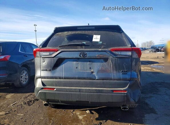 2T3P1RFV6KW081913 2019 TOYOTA RAV4 Gray Вид ззаду