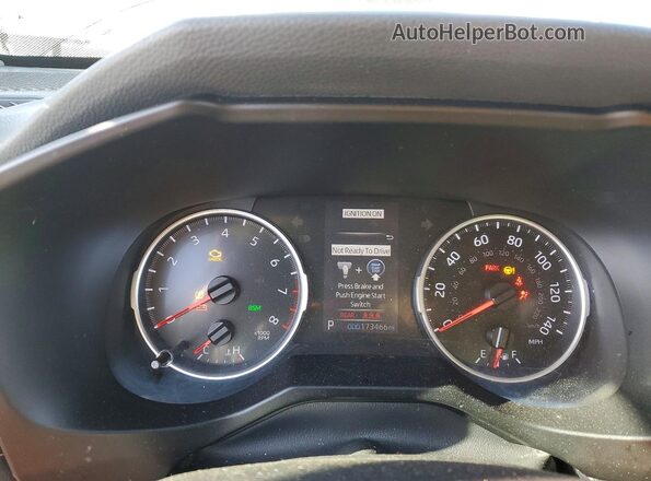 2T3P1RFV6KW081913 2019 TOYOTA RAV4 Gray Вид щитка приладів