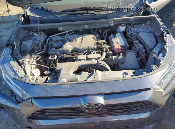 2T3P1RFV6KW081913 2019 TOYOTA RAV4 Gray Вид підкапотного простору