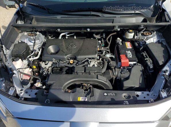 2T3P1RFV6MC157750 2021 TOYOTA RAV4 Silver ძრავის განყოფილების ხედი