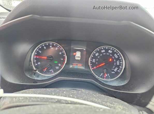 2T3P1RFV6MW177592 2021 TOYOTA RAV4 White Instrument cluster view