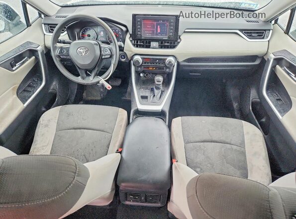 2T3P1RFV6MW177592 2021 TOYOTA RAV4 White Dashboard view