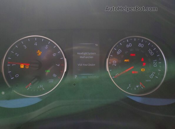 2T3P1RFV9MC151358 2021 TOYOTA RAV4 Серебряный Вид щитка приборов