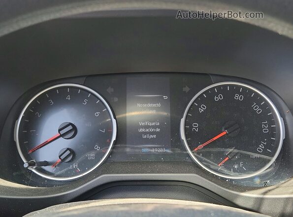2T3P1RFV9NW274660 2022 TOYOTA RAV4 Blue Widok zestawu wskaźników