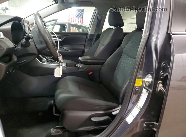 2T3P1RFVXKW051622 2019 TOYOTA RAV4 Gray წინა სალონის ხედი