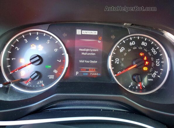 2T3P1RFVXLC088639 2020 TOYOTA RAV4 Blue Vista del cuadro de instrumentos