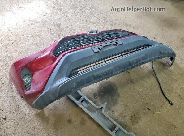 2T3R1RFV6KC012150 2019 TOYOTA RAV4 Burgundy Widok naklejki z numerem VIN