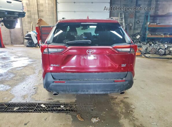 2T3R1RFV6KC012150 2019 TOYOTA RAV4 Burgundy Widok z tyłu