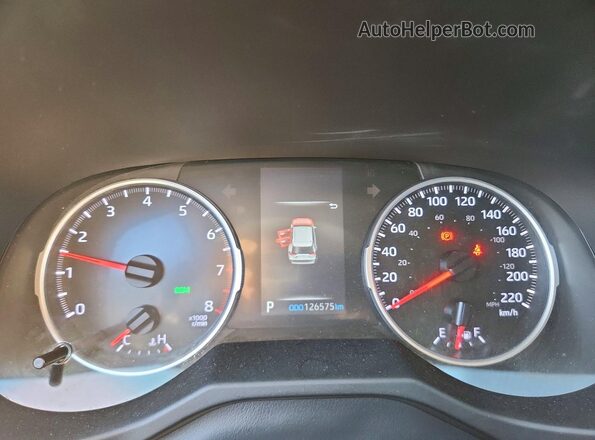 2T3R1RFVXMC213360 2021 TOYOTA RAV4 Черный Вид щитка приборов