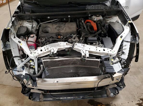 2T3R6RFV4MW018984 2021 TOYOTA RAV4 White Widok komory silnika
