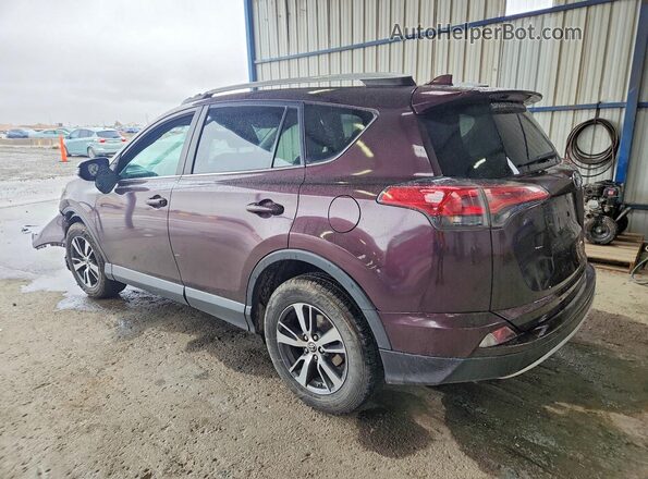 2T3RFREV0GW485924 2016 TOYOTA RAV4 Фиолетовый Задняя левая четверть