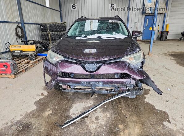2T3RFREV0GW485924 2016 TOYOTA RAV4 Фиолетовый Вид спереди