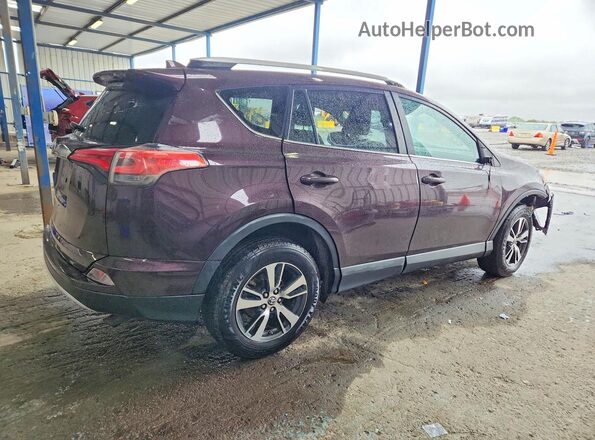 2T3RFREV0GW485924 2016 TOYOTA RAV4 Фиолетовый Задняя правая четверть