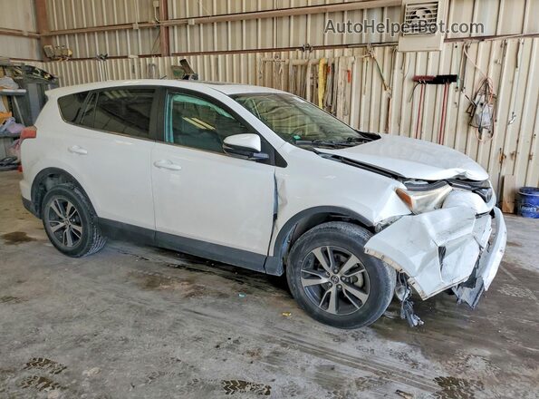 2T3RFREV0JW791710 2018 TOYOTA RAV4 White Przód prawy