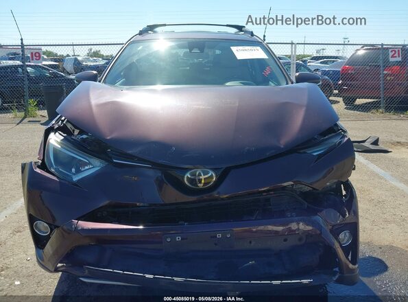 2T3RFREV1HW676690 2017 TOYOTA LE Фиолетовый Вид щитка приборов
