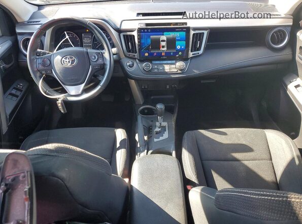 2T3RFREV4HW602681 2017 TOYOTA RAV4 Black წინა პანელის ხედი