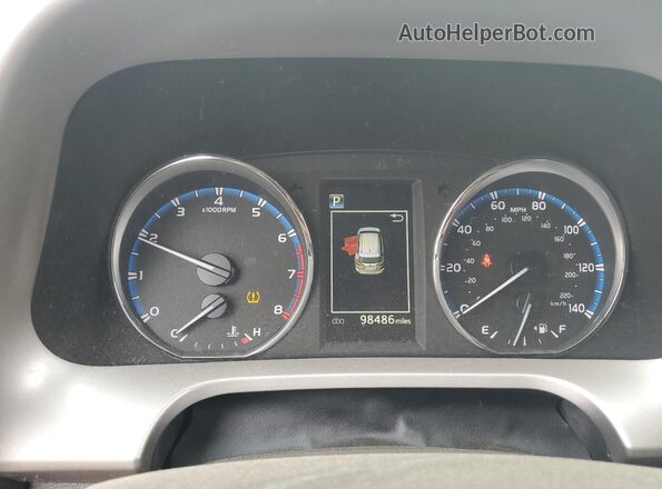 2T3RFREV5GW506802 2016 TOYOTA LE Бордовый Вид щитка приборов