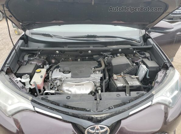 2T3RFREV5GW506802 2016 TOYOTA LE Бордовый Вид подкапотного пространства