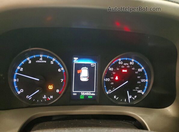 2T3RFREV5JW802720 2018 TOYOTA RAV4 Белый Вид щитка приборов